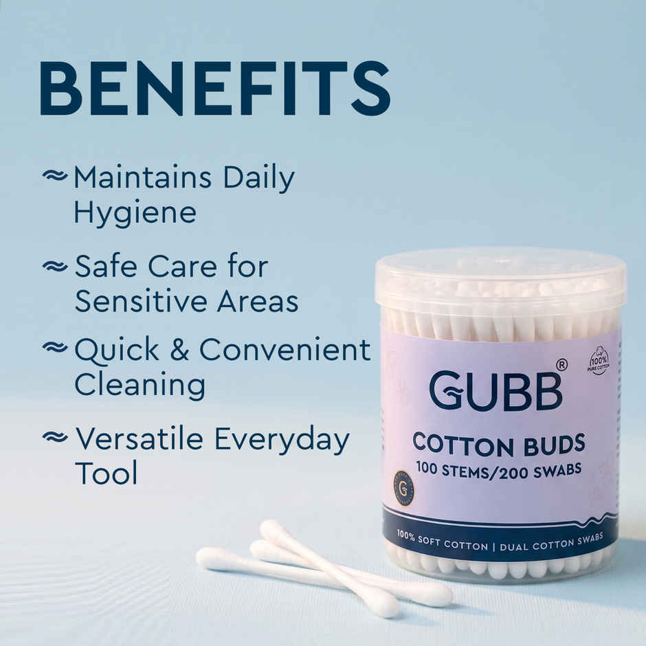 GUBB Cotton Buds In Paper Stick