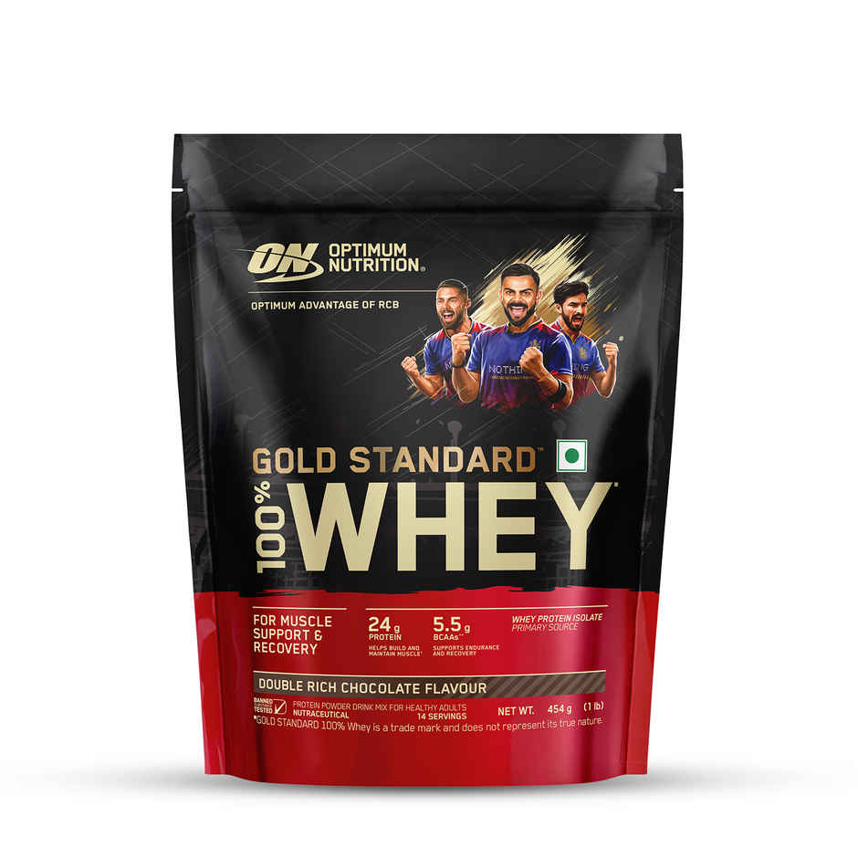Optimum Nutrition (On) Pure Whey Gold Standard Powder Double Rich Chocolate1 Lb