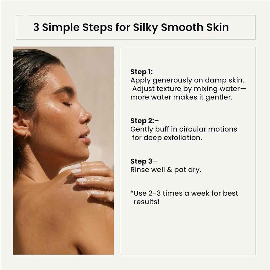 Wild Oak Vanilla Sugar Body Scrub Ultra Hydrating & Moisturising Tan Removal & Strawberry Skin