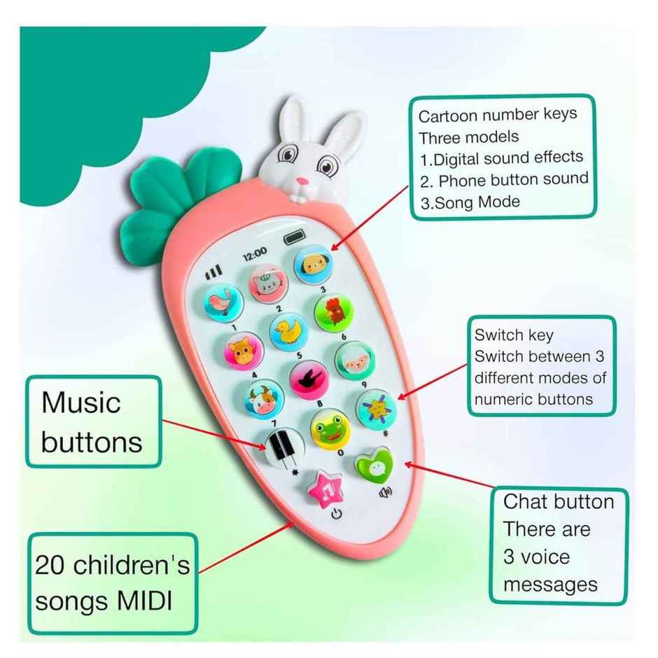 Wembley Radish Style Pretend Play Cell Phone Toy For Kids Birthday Party Favors And Gifts For Girls
