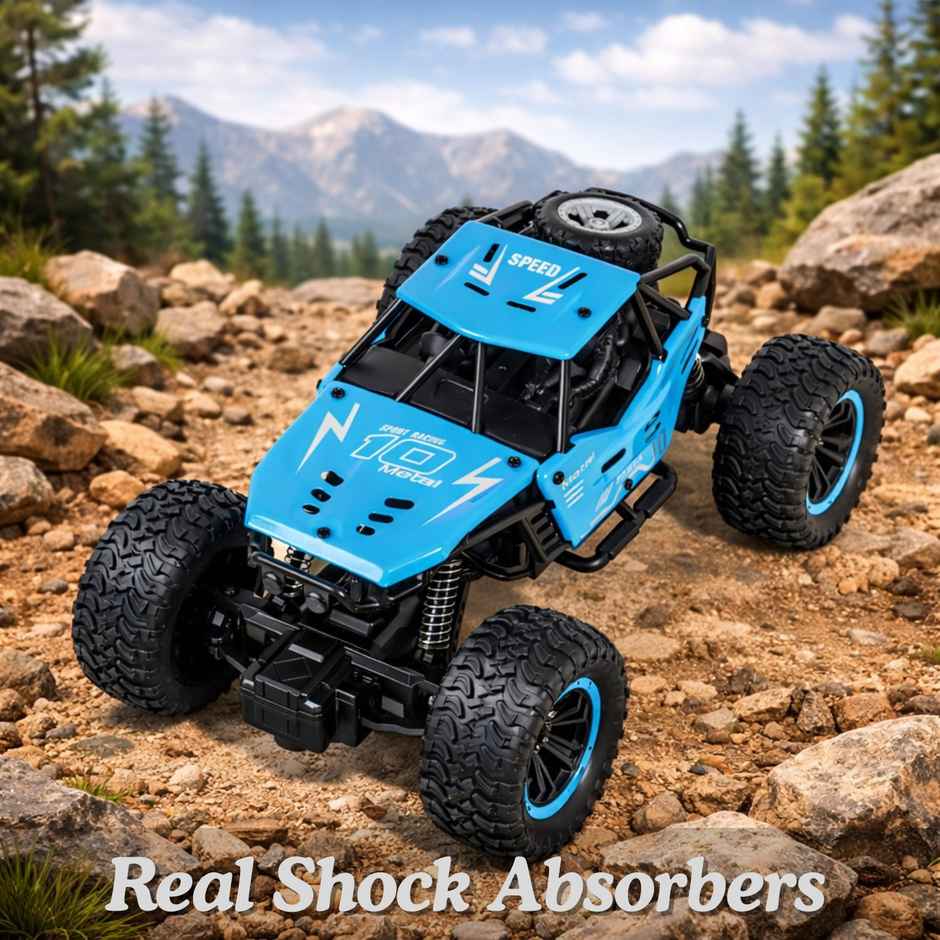 Race n Roll 2.4G Remote Control Rock Crawler Blue