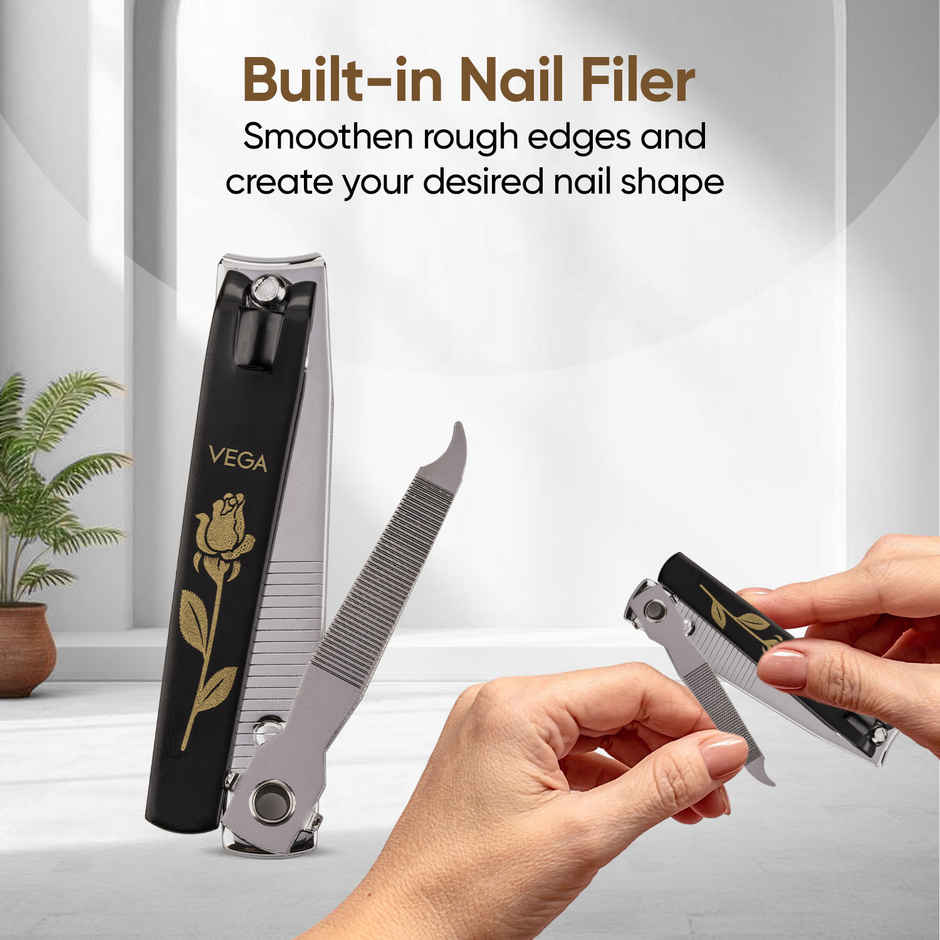 VEGA Large Nail Clipper (Black) (LNC-03)