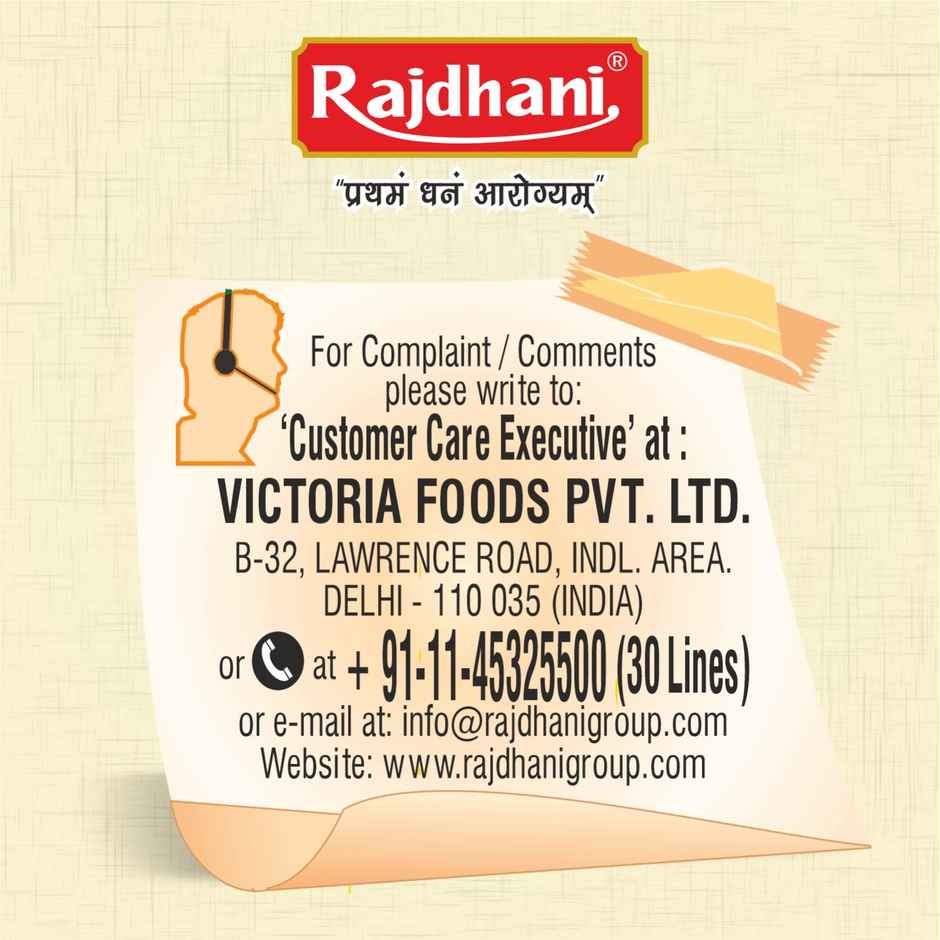 Rajdhani Chakki Fresh Atta | 100% Atta, 0% Maida