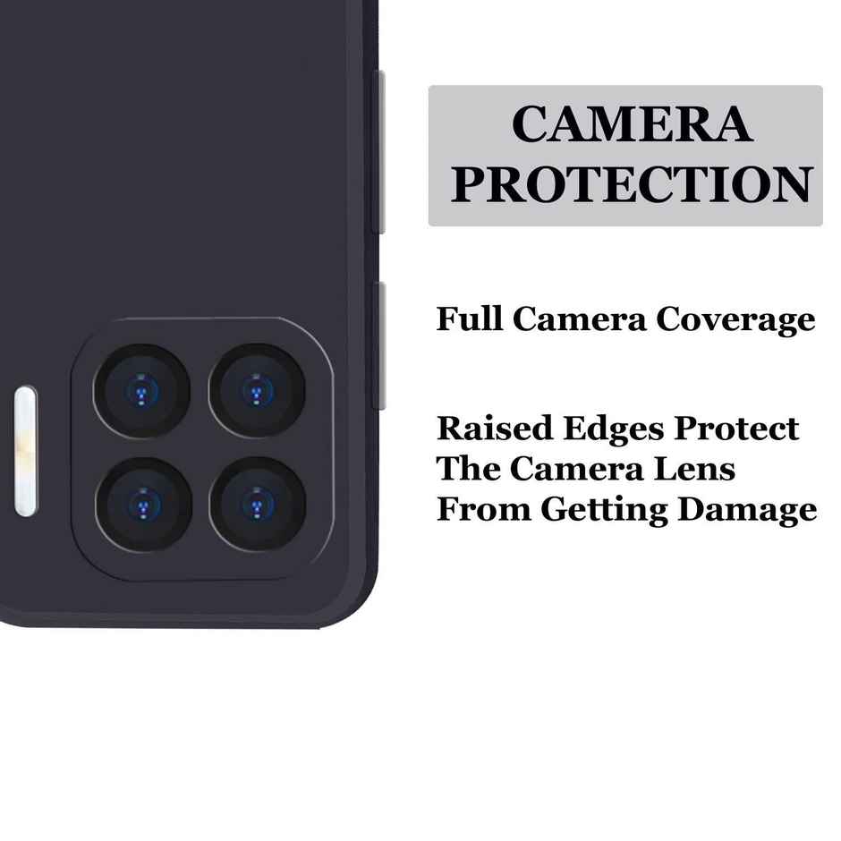 Artistque Case for Oppo F17 Pro Back Cover - Plain Liquid Silicone