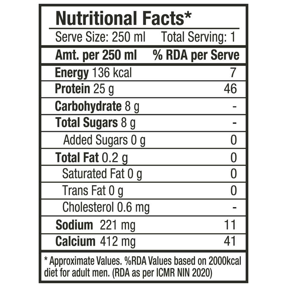 Epigamia Turbo Vanilla and Caramel Protein Milkshake