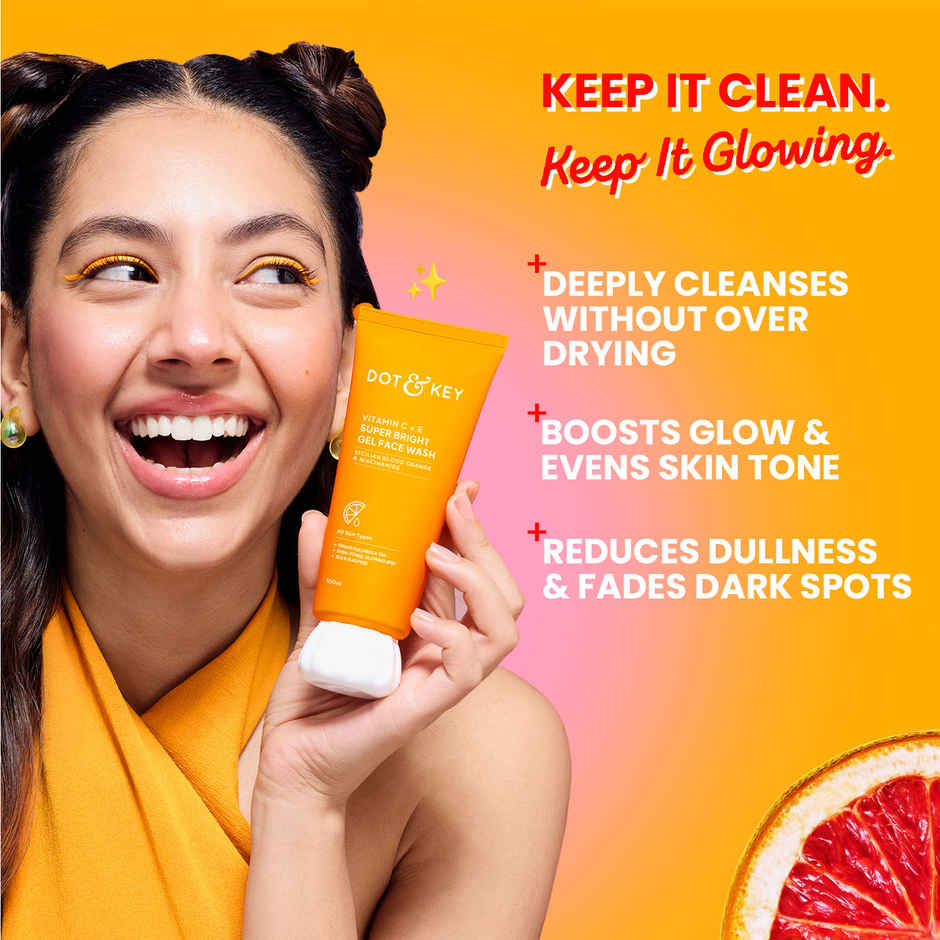 Dot & Key VITAMIN C + E Super Bright Gel Face Wash