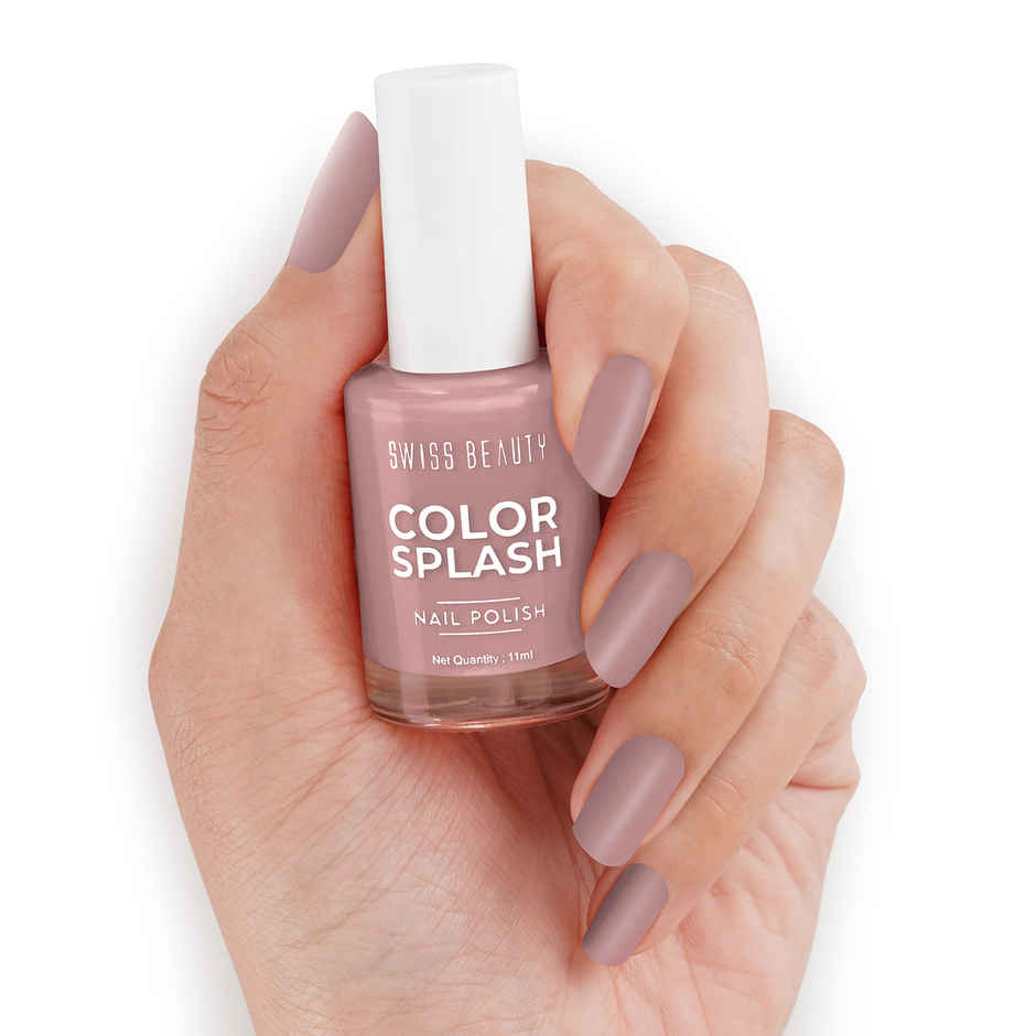 Swiss Beauty Color Splash Nail Polish | Molten Mauve