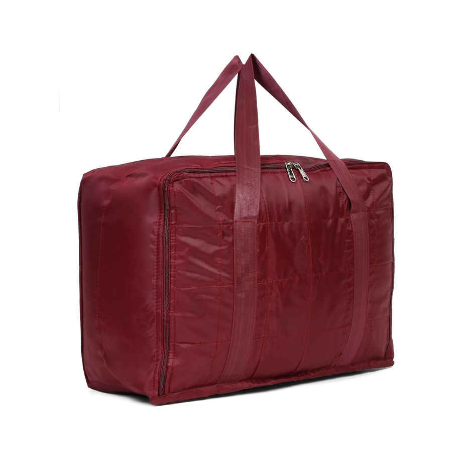 Hosta Homes Waterproof Multipurpose Space Organiser Jumbo Attachi Bag | Maroon | Pack of 2