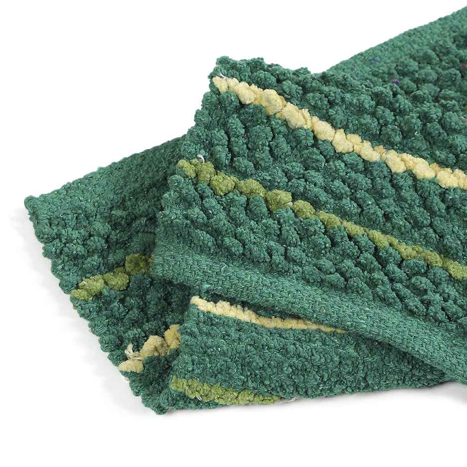 Status Cotton Stripe Mat 38 x 58 Cm | Green