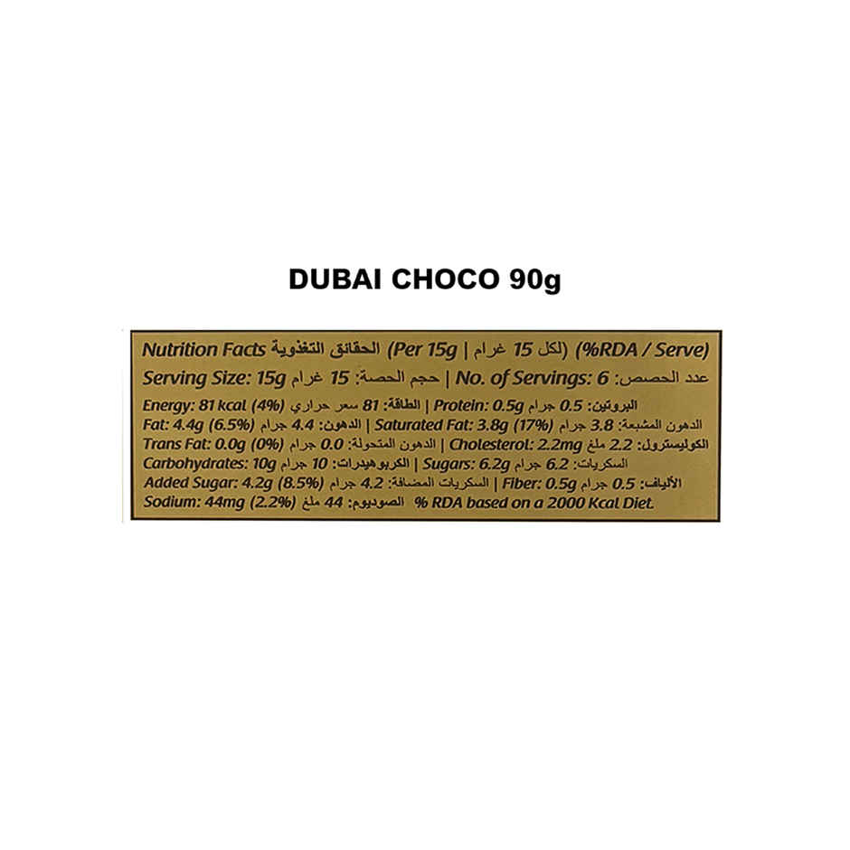 Sapphire Dubai Kunafa Choco Gold