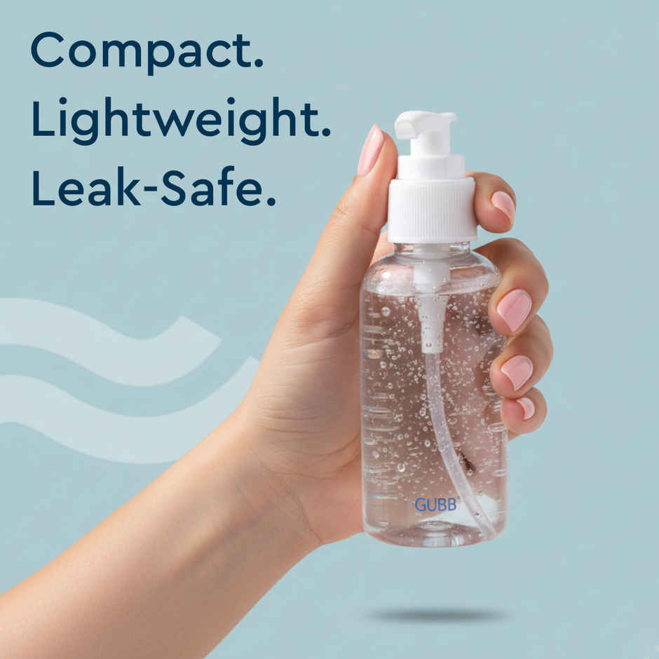 GUBB Travel Bottle Set For Toiletries Refillable Bottles With Pump Spray & Cap