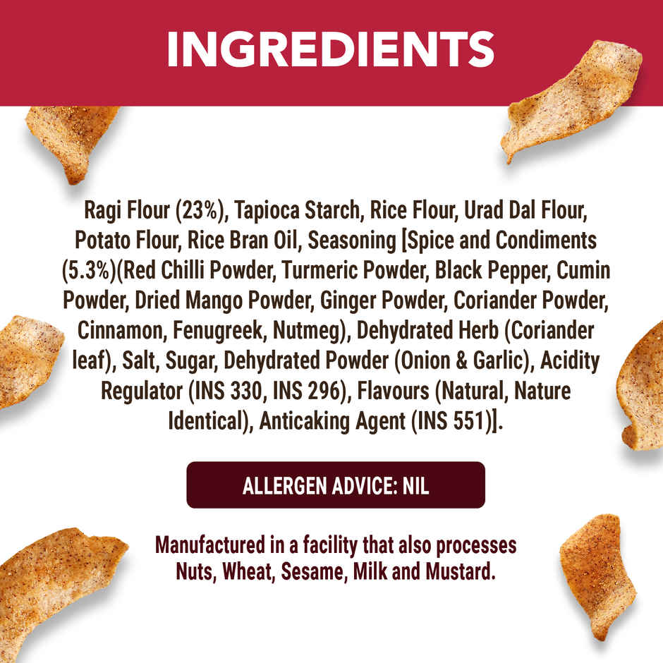 MOM Peri Peri Ragi Chips No Palm Oil | Crunchy & Tasty Combo