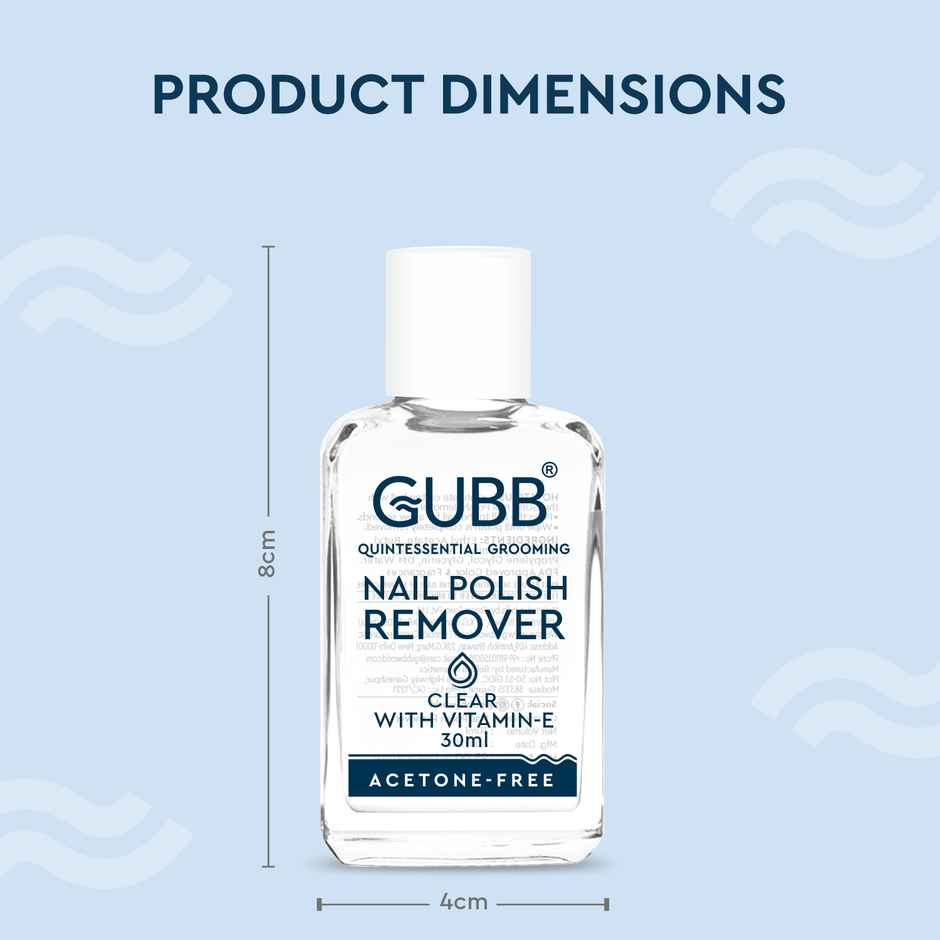 GUBB Nail Polish Remover | Clear