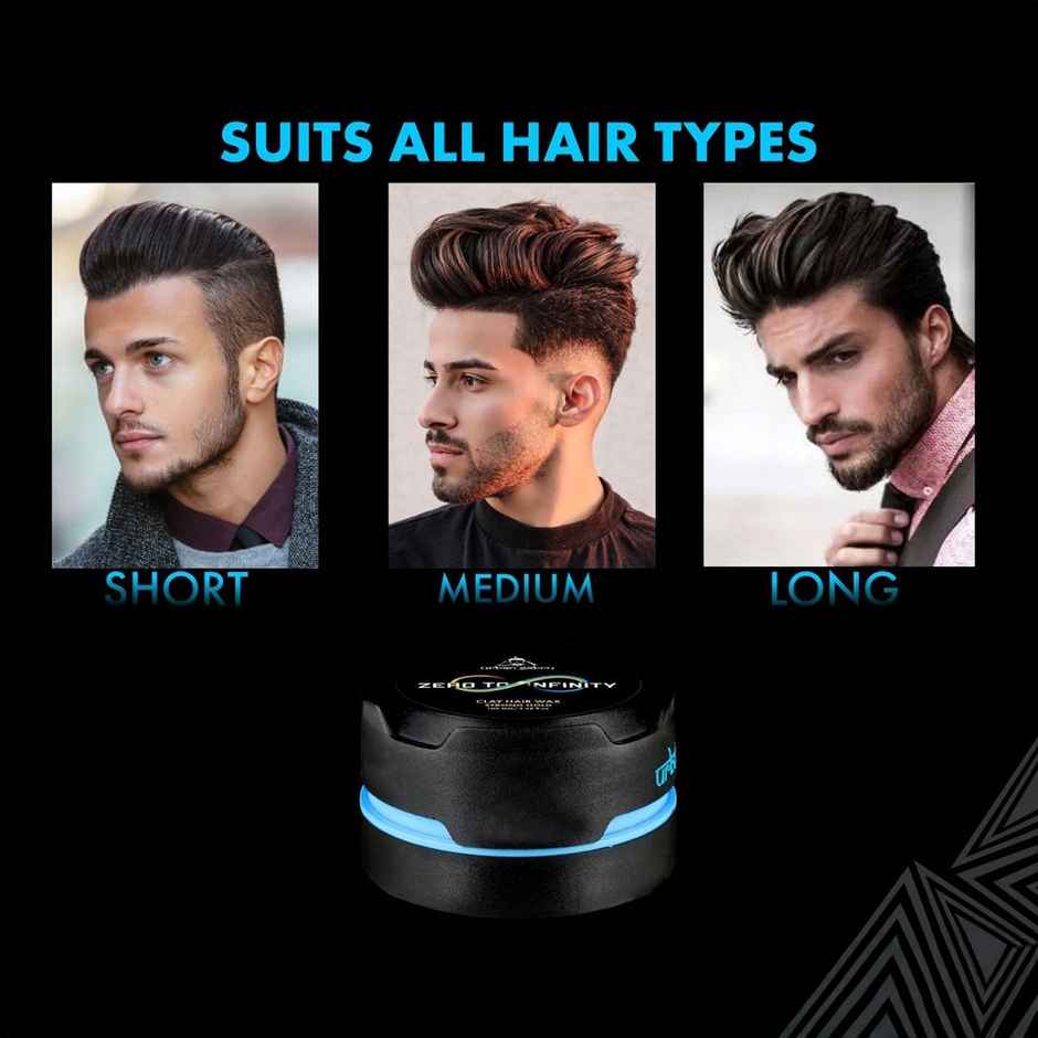 Urbangabru Zero To Infinity Clay Hair Wax | Matte Finish & Strong Hold | Natural Styling