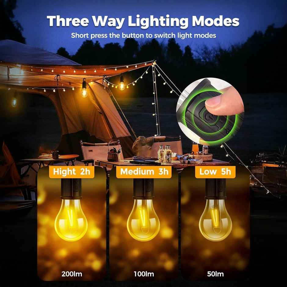 DesiDiya Emergency Portable Hanging Camping Bulb (Pack Of 1)