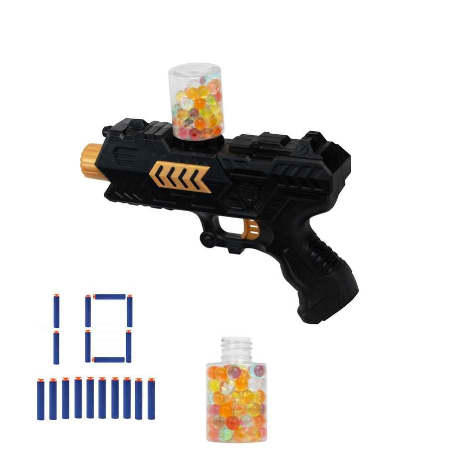 Toy Cloud 2 in 1 Force Blaster Toy Gun with Jelly Shots &10 Soft Foam Dart Bullet Shoot Indoor Game