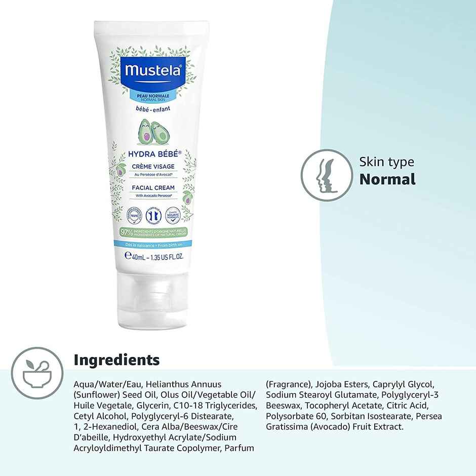 Mustela Hydra Bebe Facial Cream