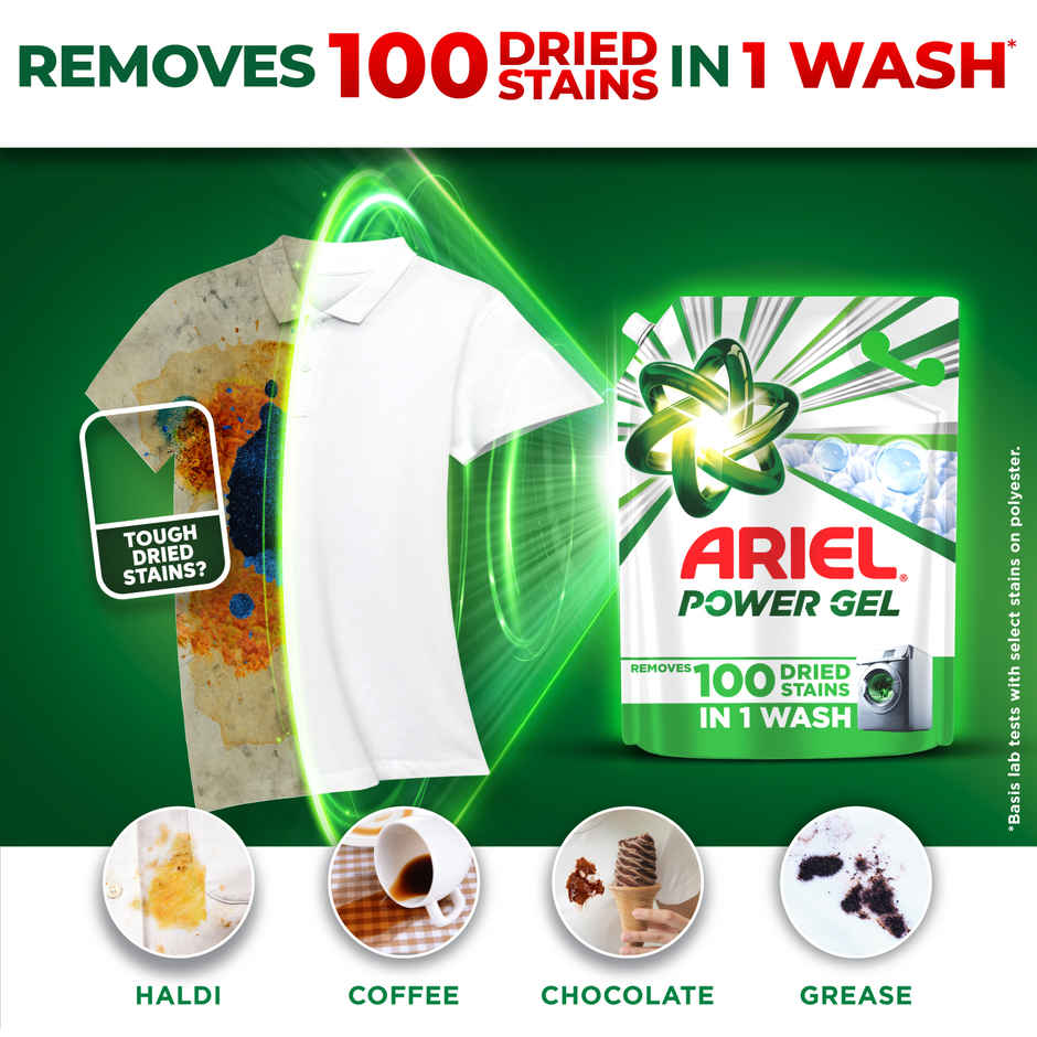 Ariel Power Gel Liquid Detergent for Front Load Washing Machine
