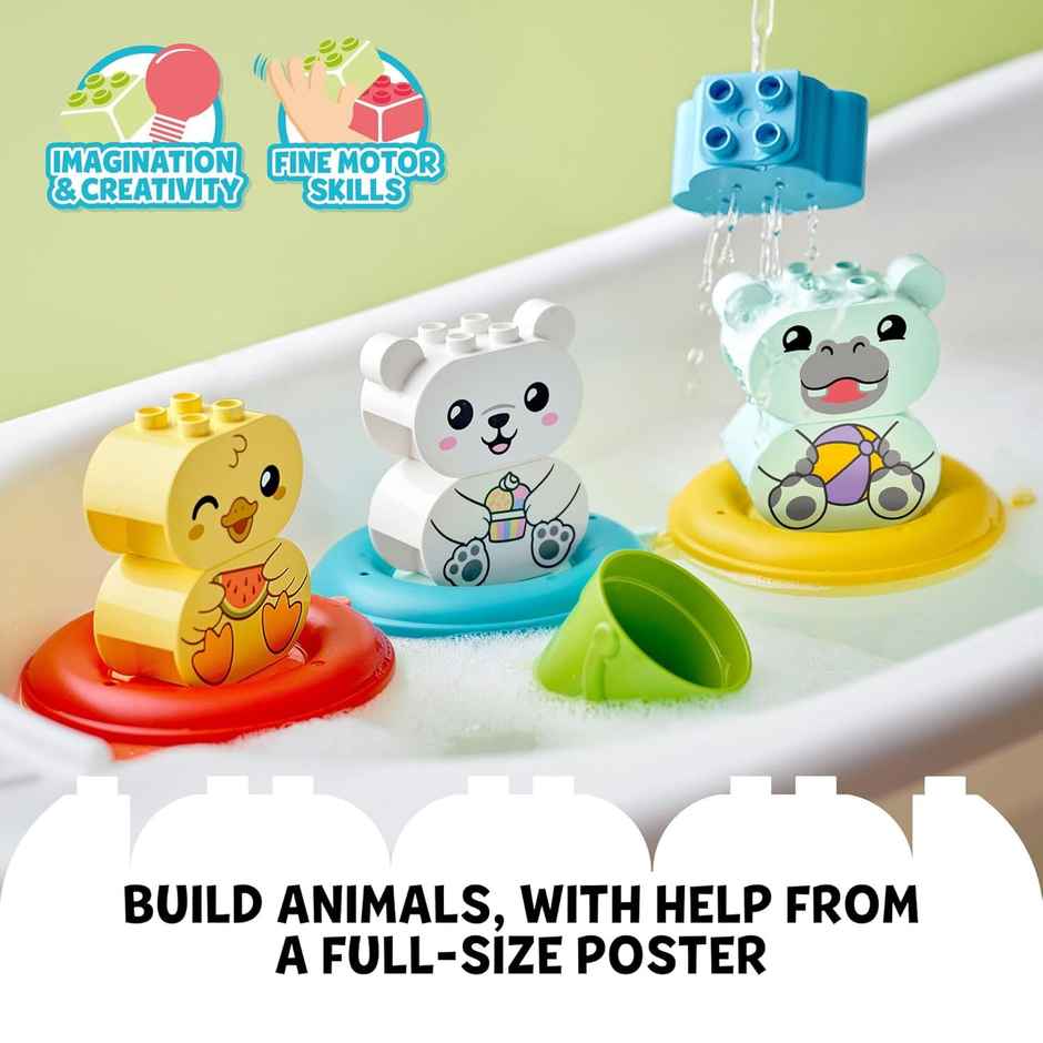 Lego DUPLO My First Bath Time Fun: Floating Animal Train (14 Pieces)
