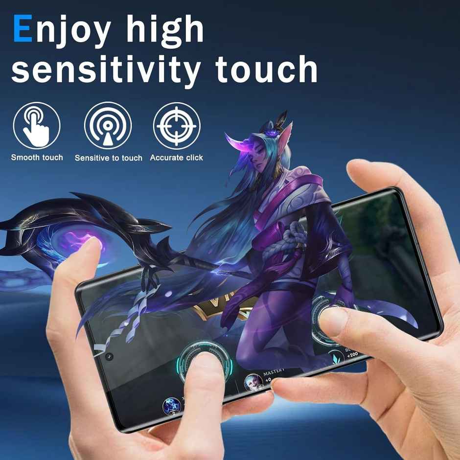 Ohonesty Edge to Edge Full Glue Tempered Glass for iQOO Neo 9 5G