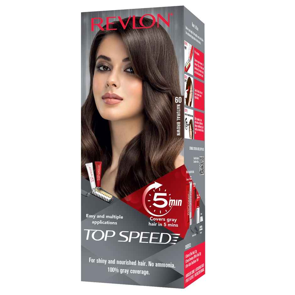 Revlon Top Speed Hair Color Small Pack Woman - Natural Brown 60