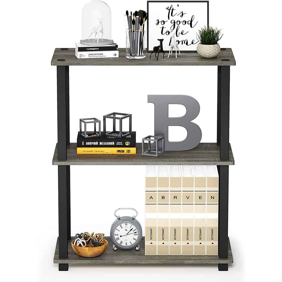 Arlavya Standing 3 tier Engineered Wood Utility Storage Shelf & Display Organizer for Home