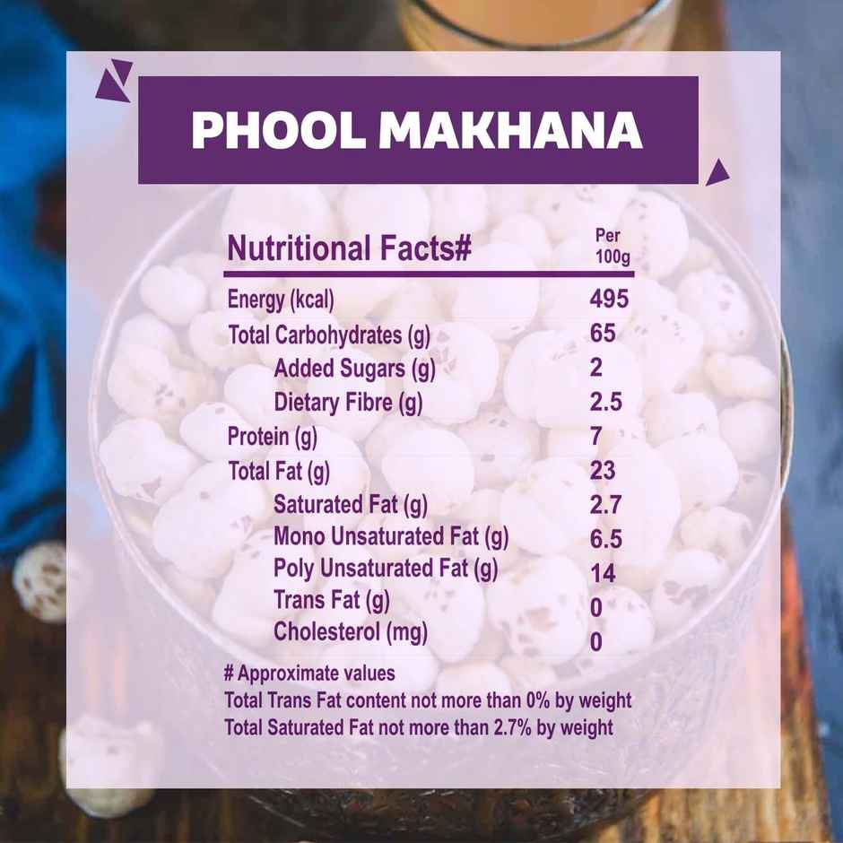 Wonderland Foods Phool Makhana Fox Nuts
