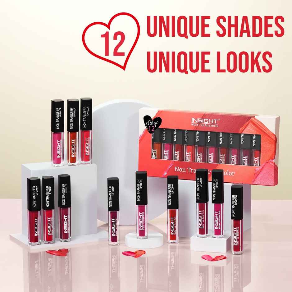 Insight Cosmetics Non Transfer Lipcolor - Pack Of 12