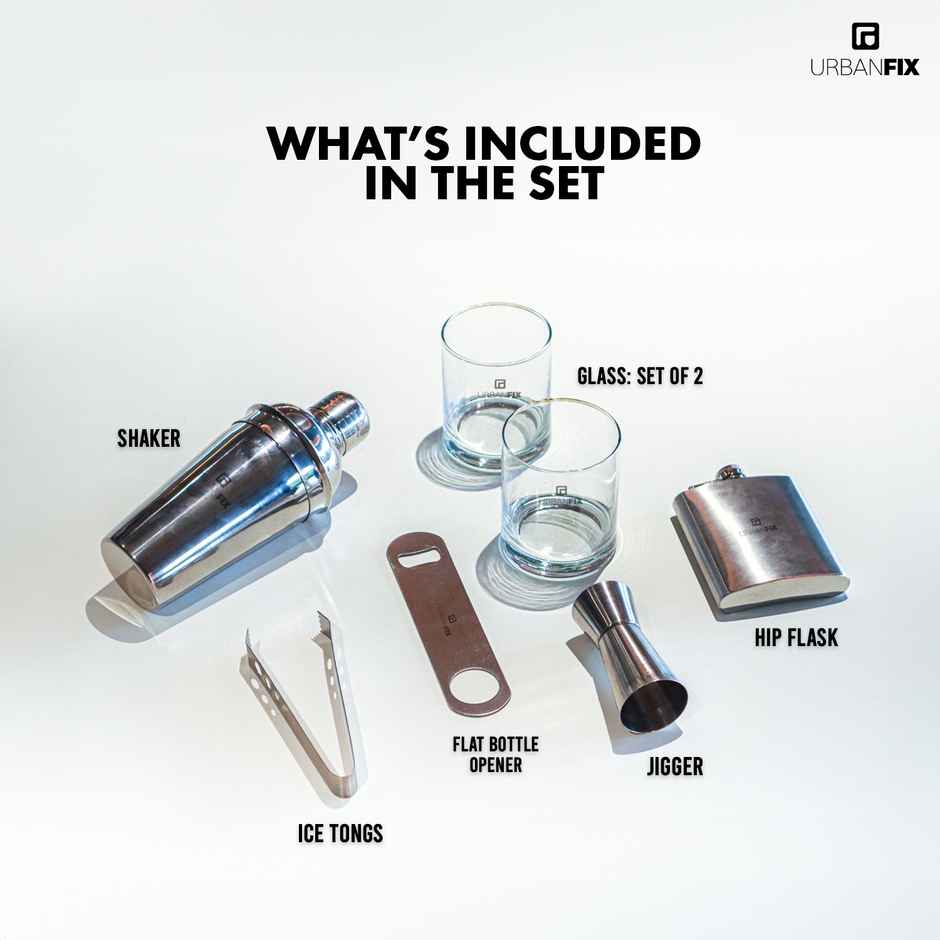 Urbanfix Bar Tool Set In Black Gift Box