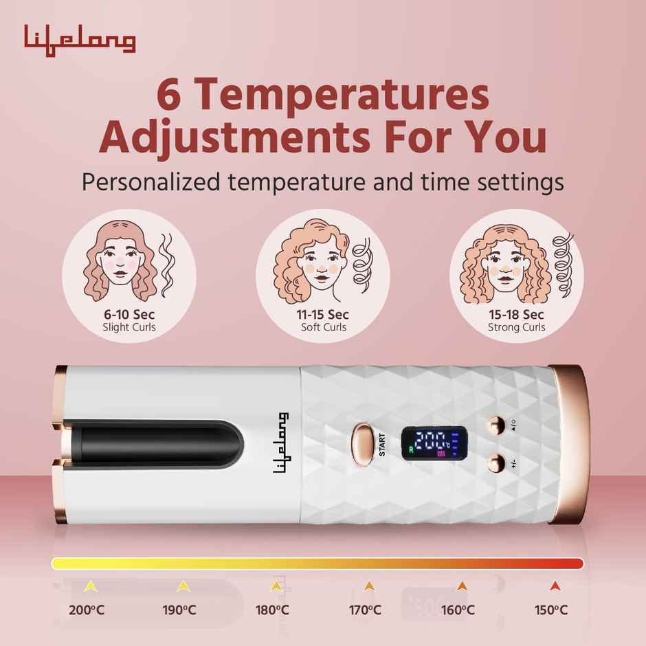 Lifelong Hair Curler For Women Professional Tools Curling Iron Automatic Hair Roller Machine