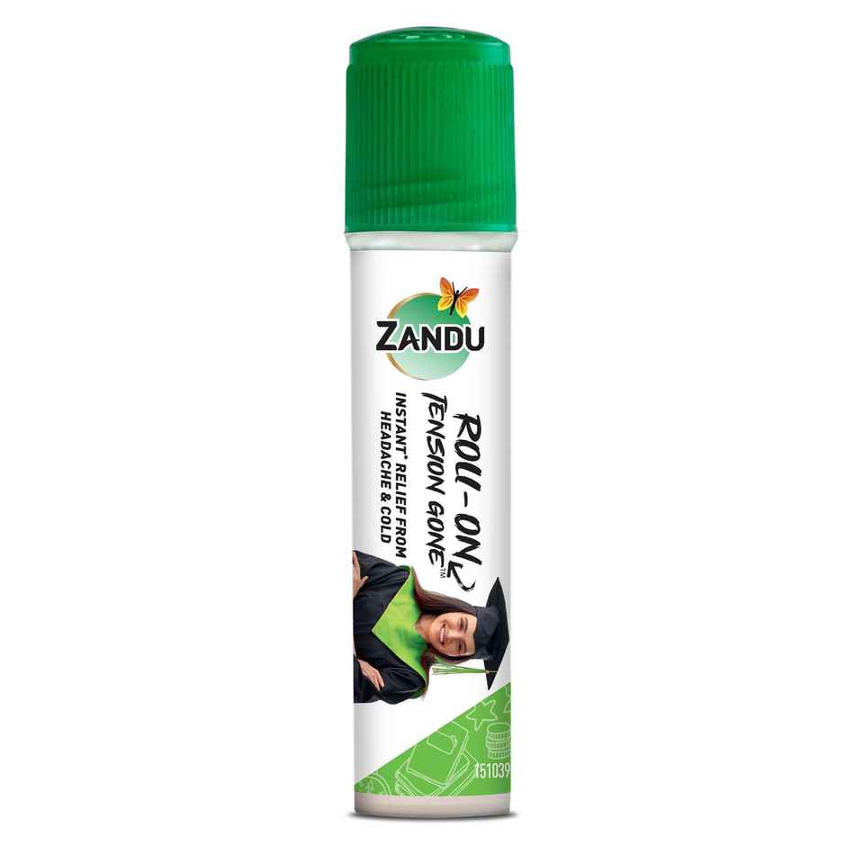 Zandu Roll-On Tension Gone, Instant Relief from Headache & Cold