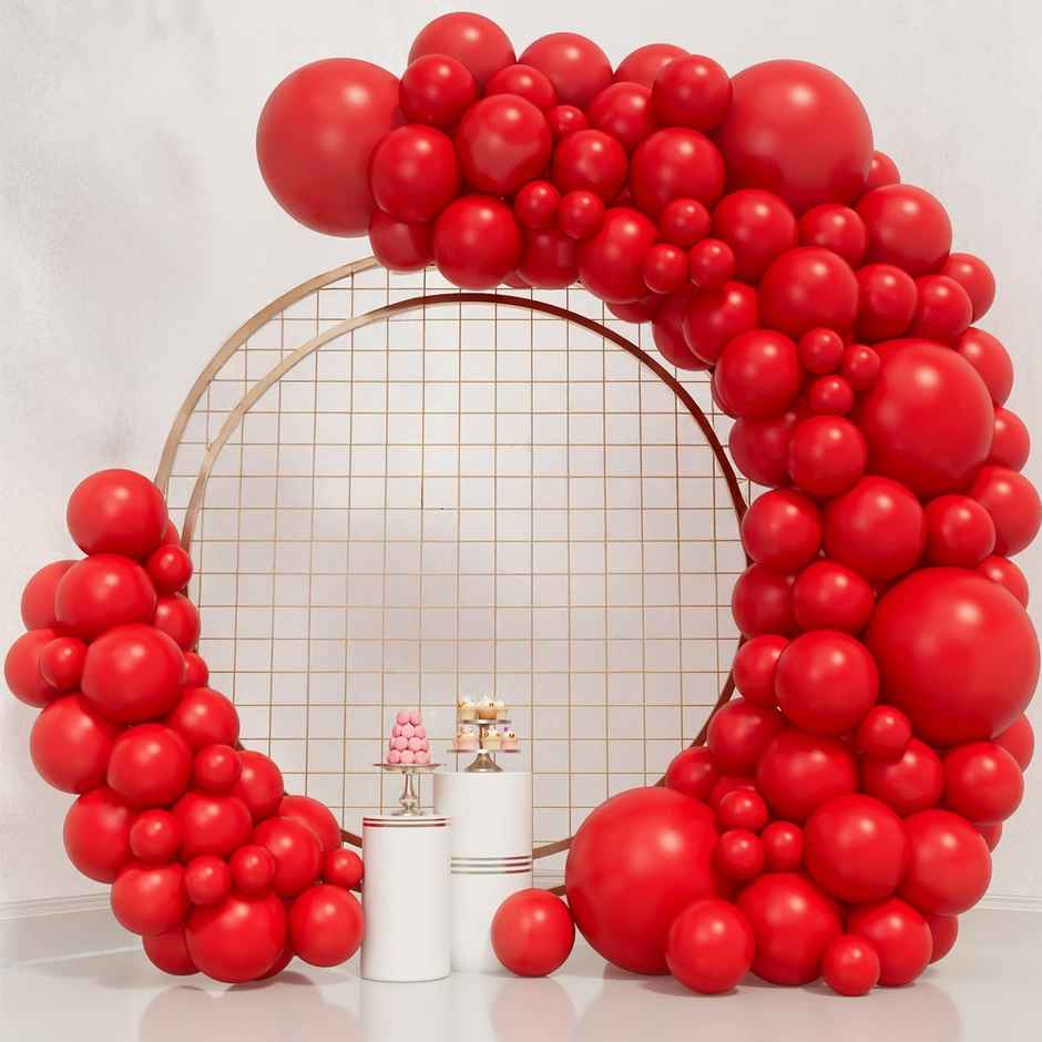 Metallic Balloons | Red | Party Decor | Party Propz