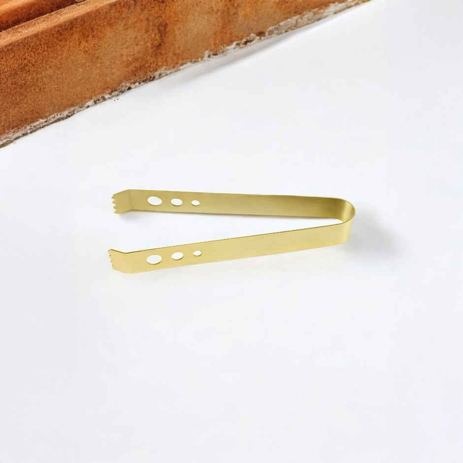 Happyware Ice Tong Stainless Steel - Gold
