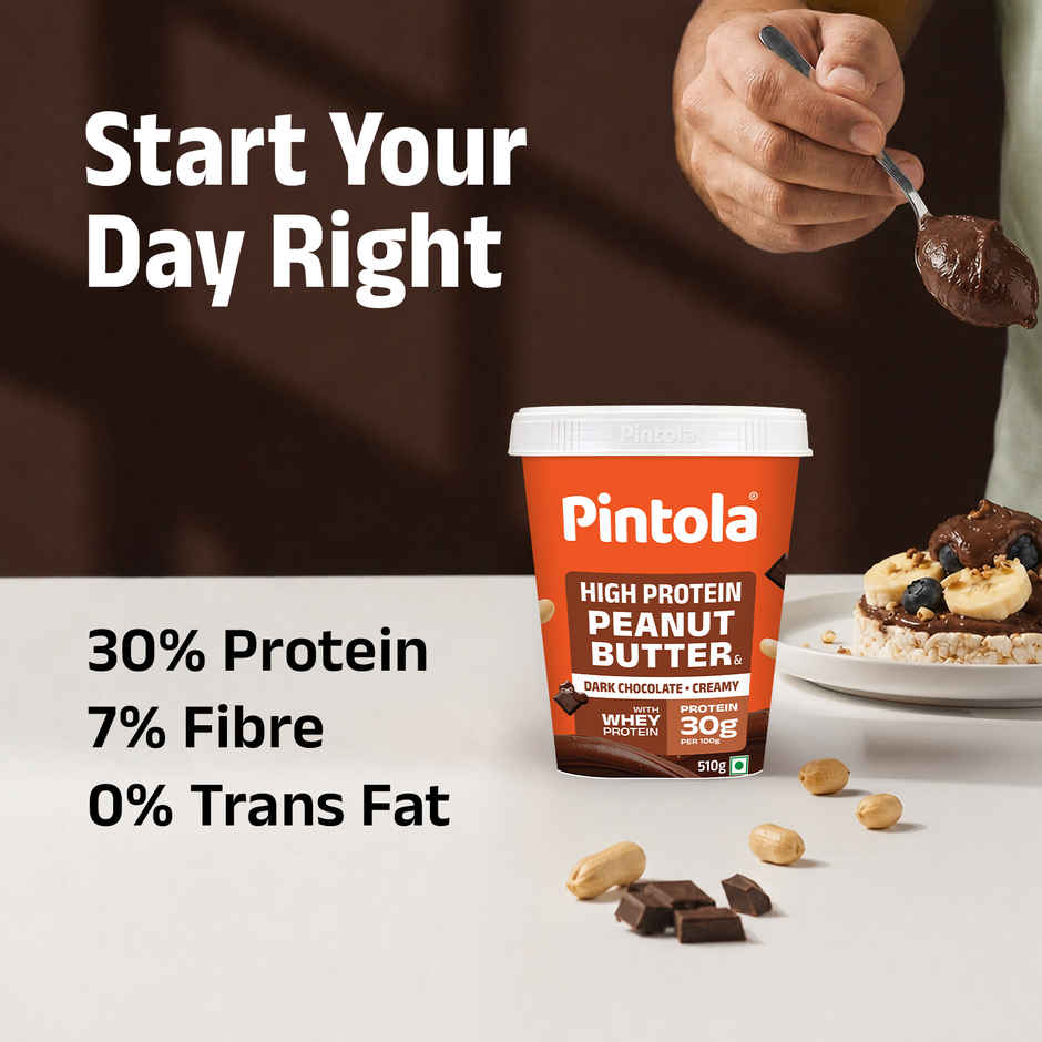 Pintola High Protein Dark Chocolate Peanut Butter - Creamy