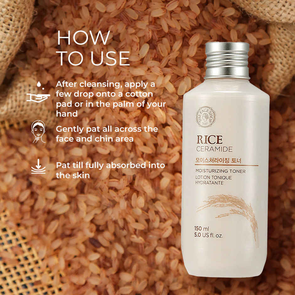 The Face Shop Rice & Ceramide Moisturizing Toner (Unisex)
