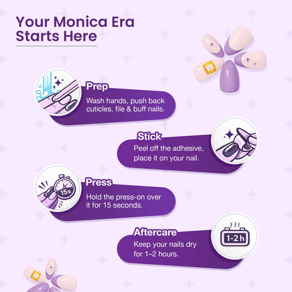 Swiss Beauty Craze Monicas Way Press On Nails