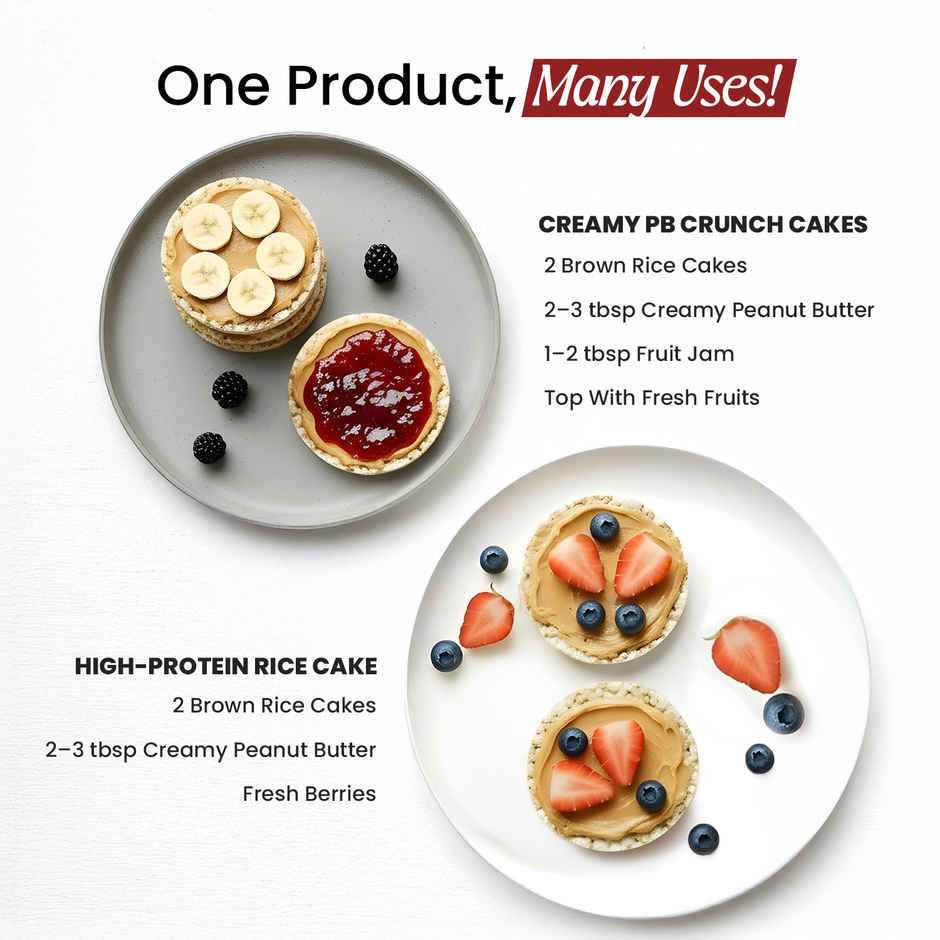 Pintola Organic Wholegrain Brown Rice Cakes Multigrain | Snack Essential