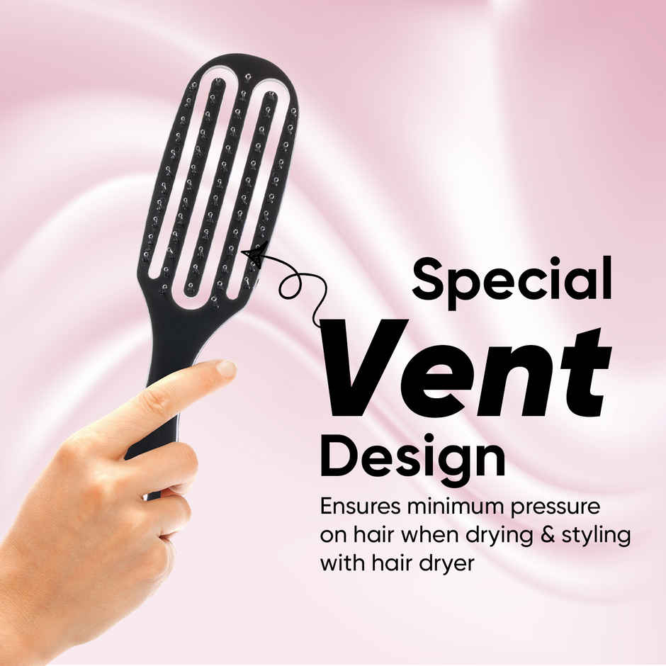 Vega Detangling Brush for Women, Men & Children, Wet & Dry Use (DTB-02)