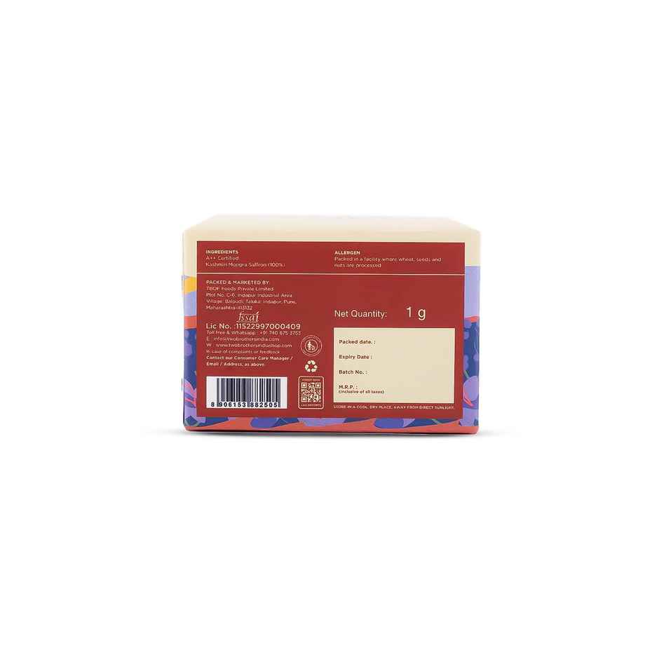 Two Brothers Kashmiri Mongra Saffron, Single Origin