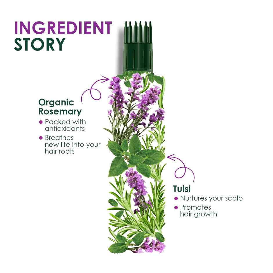 Kesh King Rosemary Oil With Tulsi For Hair Growth & Damage Repair Boosts Hair Growth