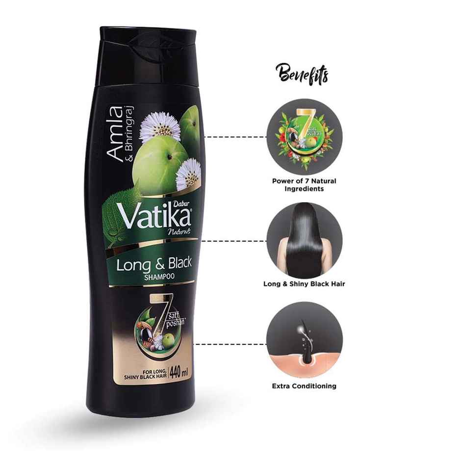 Dabur Vatika Long & Black Shampoo