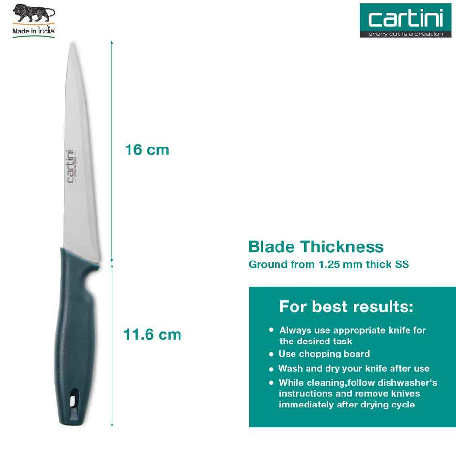 Godrej Cartini Fine Dicing Knife - Teal