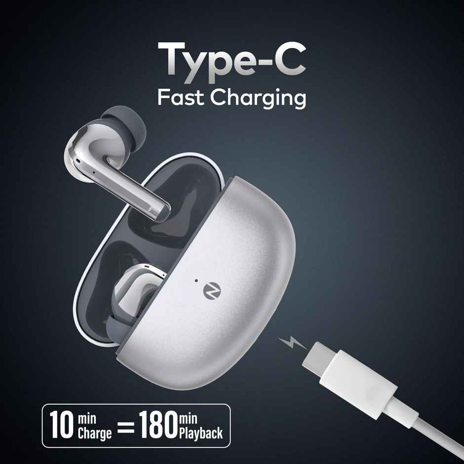 itel T31 Pro ANC Earbuds 32dB ANC, Quad Mic, 45H Playtime, 10Mm Drivers, Fast Charge, BT 5.3, IPX5