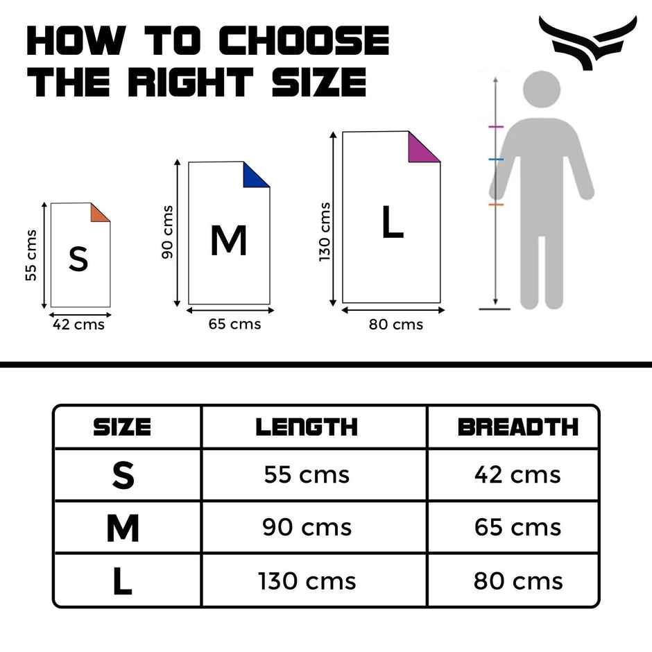 Xtrim Microfiber Quick Dry Bath Towel, Gym Towel, Swimming/Sports Towel | Navy Blue - L