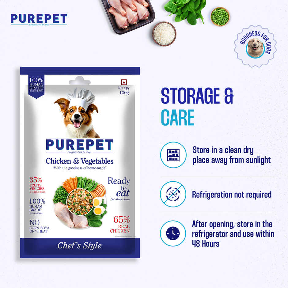 PurePet Chicken and Vegetable Fresh Dog Food