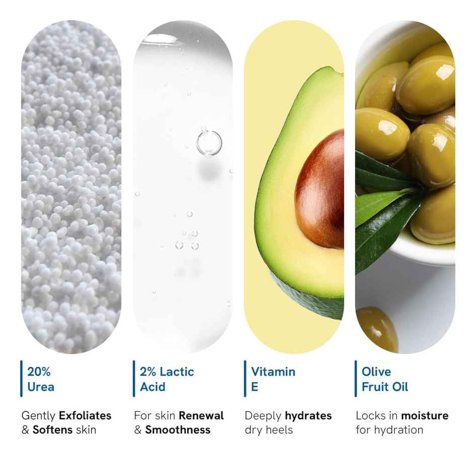 Be Bodywise 20% Urea Foot Cream Roll On | For Dry & Cracked Heels