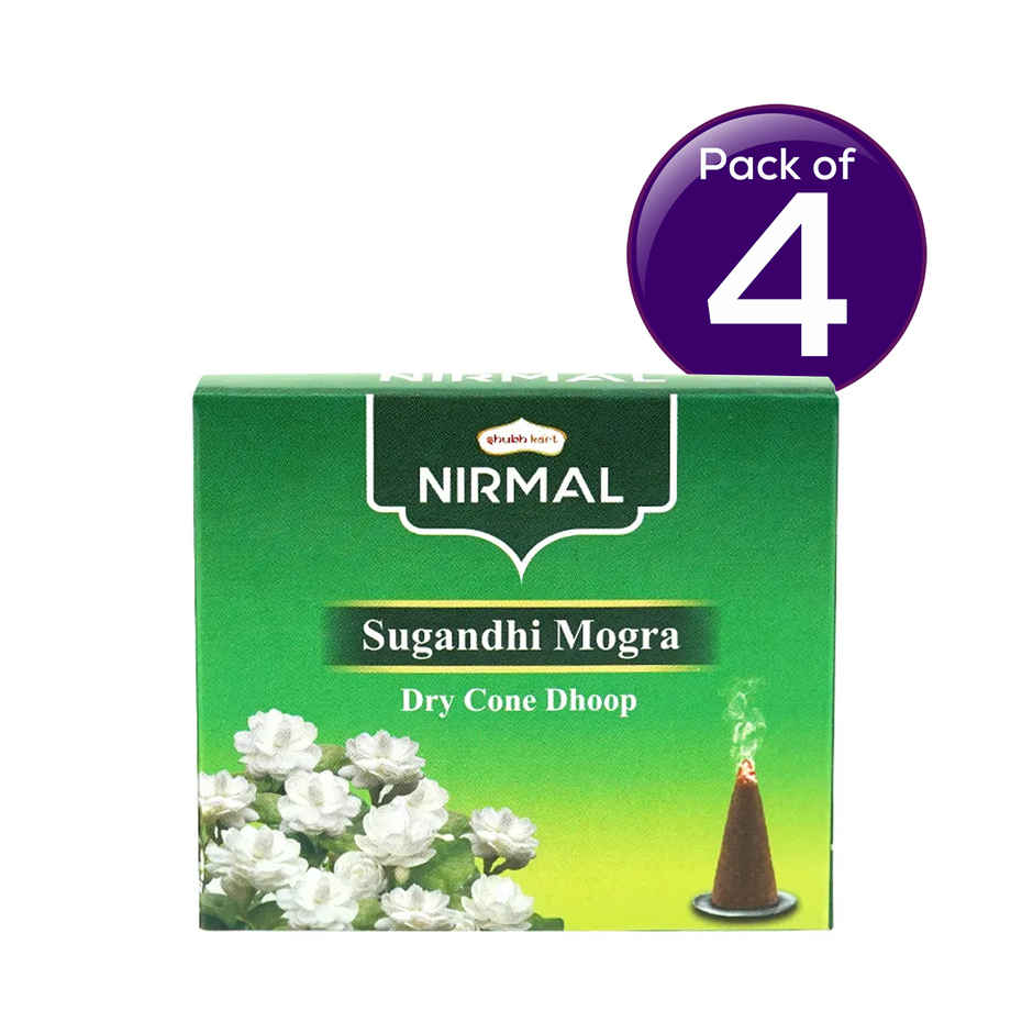Shubhkart Nirmal Mogra Dry Cone Dhoop Combo