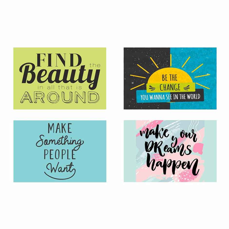 Paper Plane Design Wall Posters For Office Decor | Set of 10 | Size | 12 Inch x 18 Inch | D13