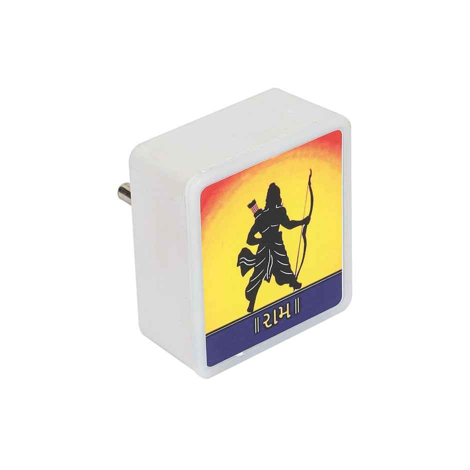 Lexton Ram Ji Fancy LED Night Lamp Light with 2 Pin Socket 0.5 Watt| 230v WarmWhite Pack of 1