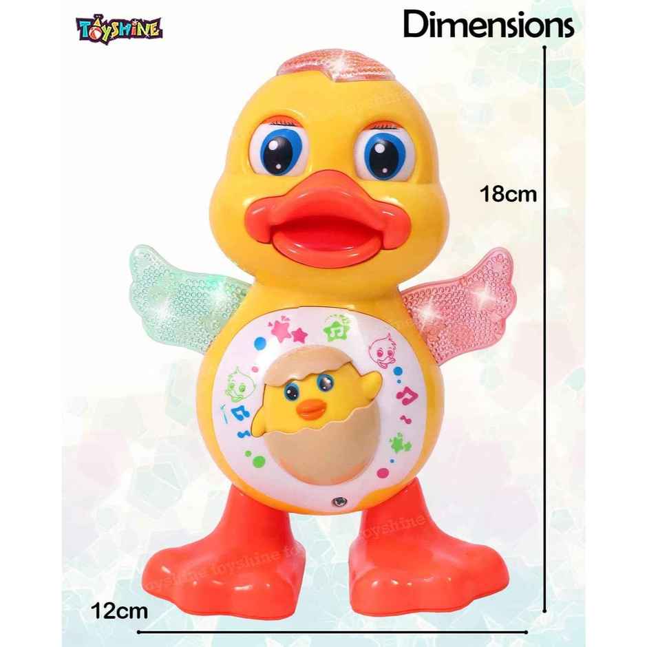 Toyshine Dancing Duck With Music Flashing Lights And Real Dancing Action